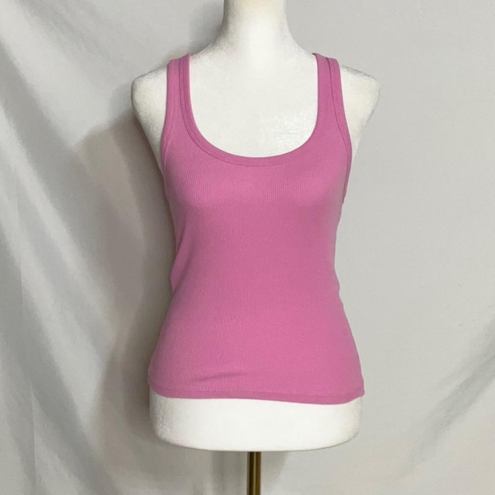 Zara Pink Fitted Tank Top